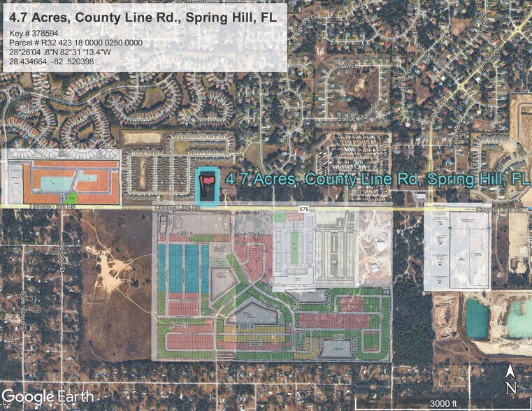 More Photos Of 12163 County Line Rd, Spring Hill Land For Sale