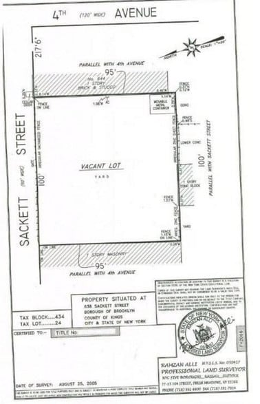 More Photos Of 638-642 Sackett St, Brooklyn Land For Lease