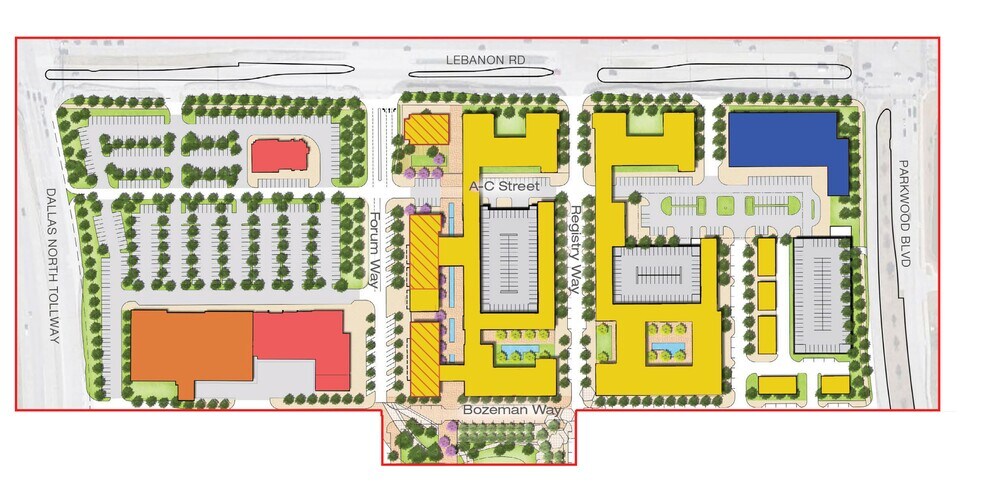 More Photos Of Dallas Parkwood and Lebanon Road blvd, Frisco Land For Lease