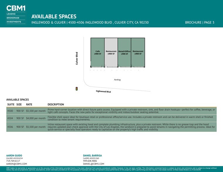 More Photos Of 4500-4506 Inglewood Blvd, Culver City General Retail For Sale