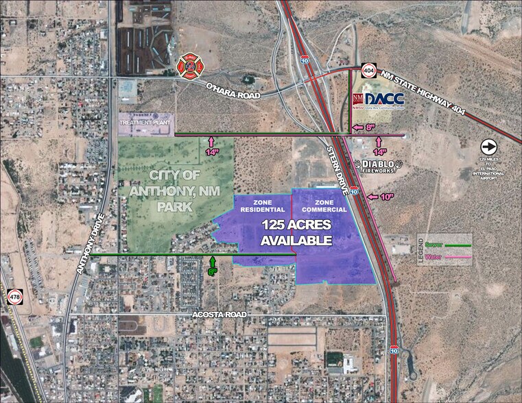 Primary Photo Of I-10 & O'Hara Rd, Anthony Land For Sale