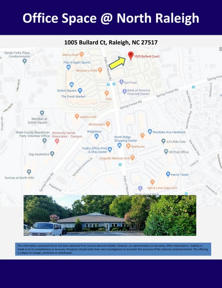 More Photos Of 1005 Bullard Ct, Raleigh Medical For Lease