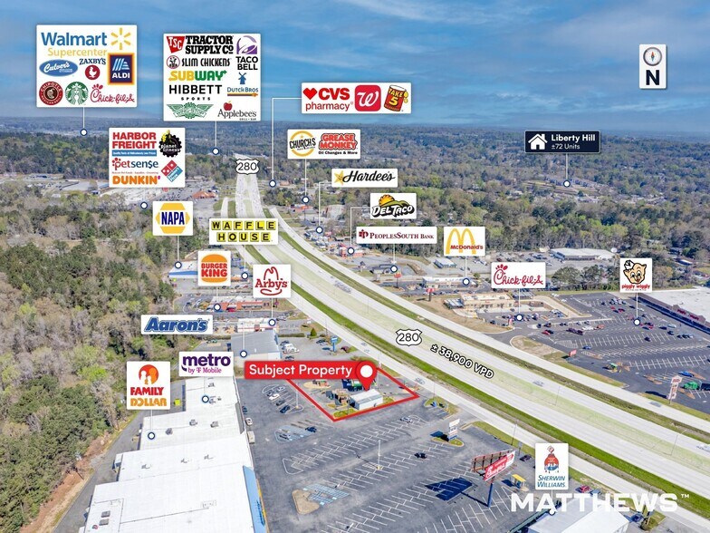 More Photos Of 1127 US-280, Phenix City General Retail For Sale