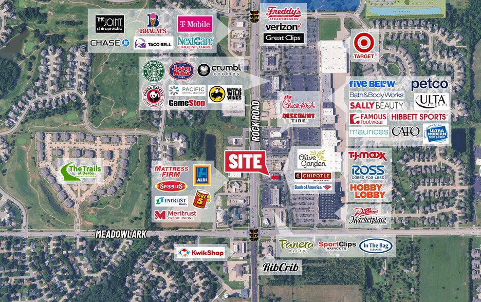 More Photos Of 1700 N Rock Rd, Derby Storefront For Lease