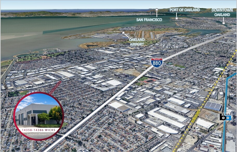 More Photos Of 14358-14386 Wicks Blvd, San Leandro Warehouse For Sale