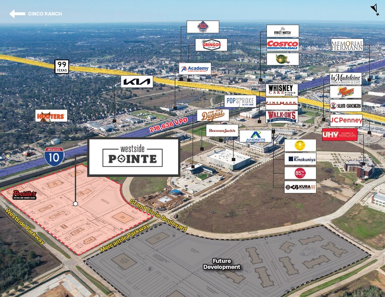 More Photos Of Westside Pky @ I-10, Katy Land For Lease