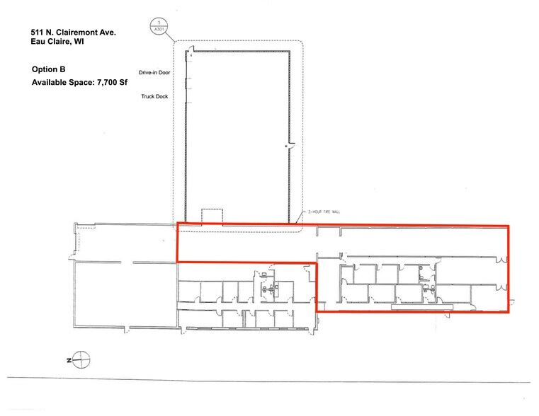 Primary Photo Of 511 N Clairemont Ave, Eau Claire Warehouse For Lease