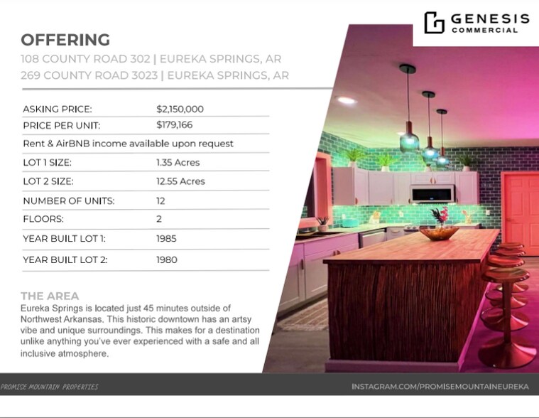 More Photos Of 108 County Road 302, Eureka Springs Multifamily For Sale