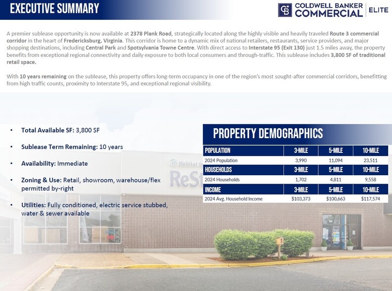 More Photos Of 2336-2380 Plank Rd, Fredericksburg General Retail For Lease