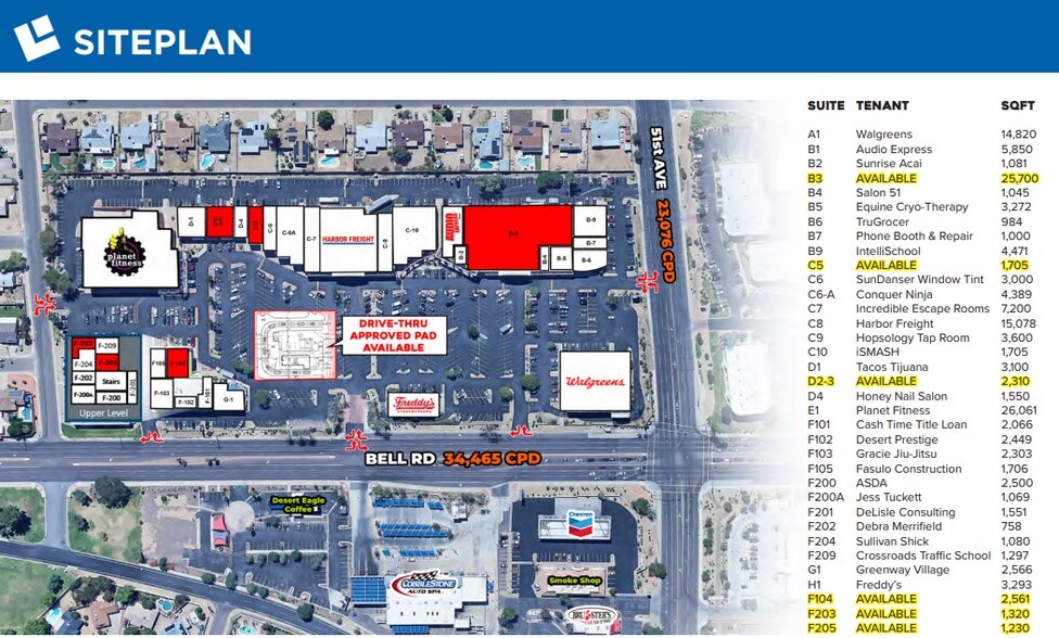 More Photos Of 4915-4965 N 51st Ave, Glendale Unknown For Lease