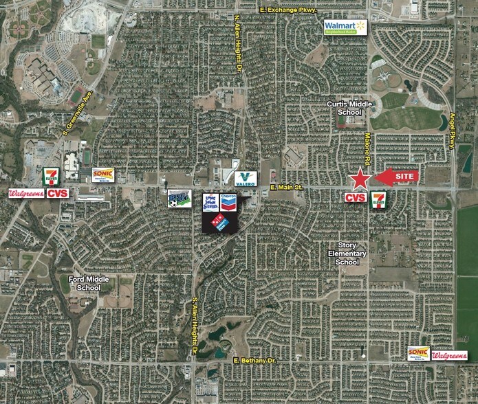More Photos Of 1545 E Main St, Allen Storefront For Lease