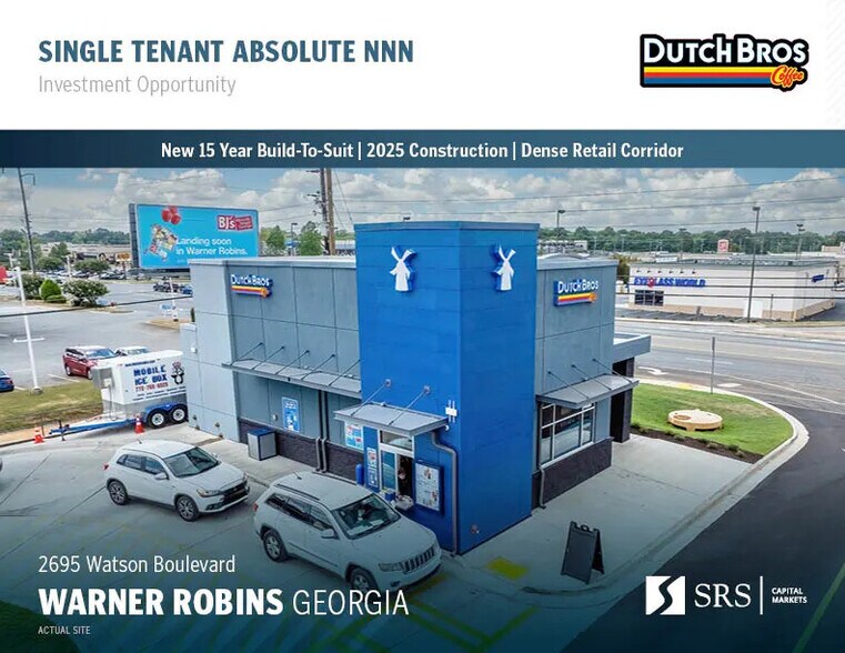 Primary Photo Of 2689 Watson Blvd, Warner Robins Fast Food For Sale