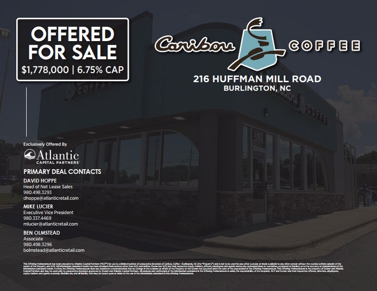 More Photos Of 216 Hufman mill Rd, Burlington Fast Food For Sale