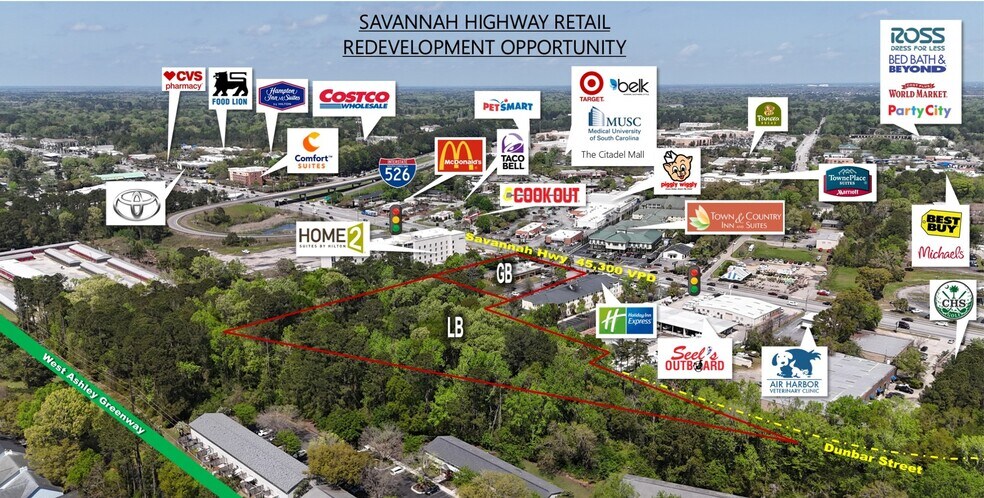 Primary Photo Of 1953 Savannah Hwy, Charleston Land For Lease
