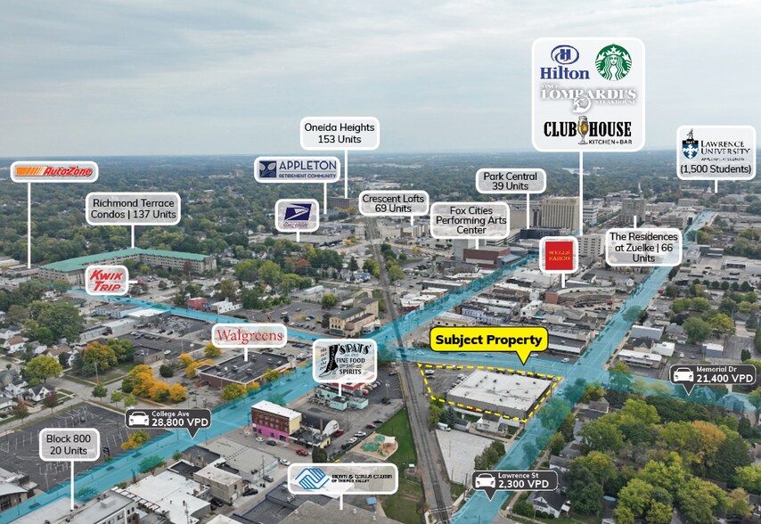 More Photos Of 127 S Memorial Dr, Appleton Restaurant For Sale