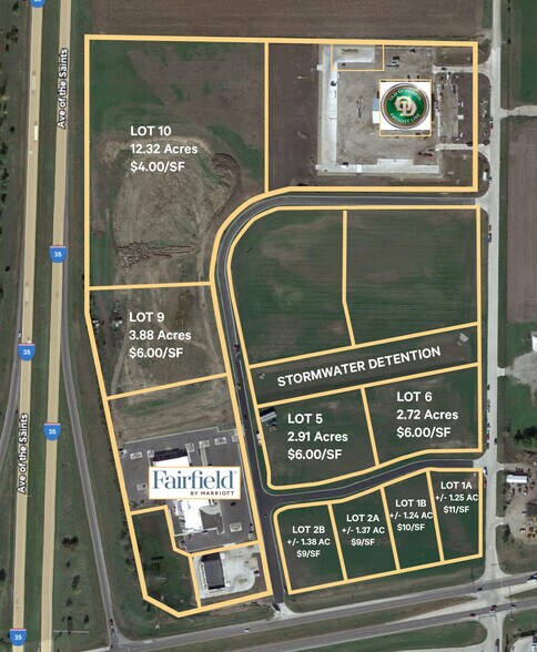 More Photos Of Interstate 35 @ Highway 18, Clear Lake Land For Sale