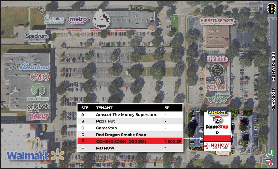More Photos Of 2422-2432 S Kirkman Rd, Orlando Freestanding For Lease