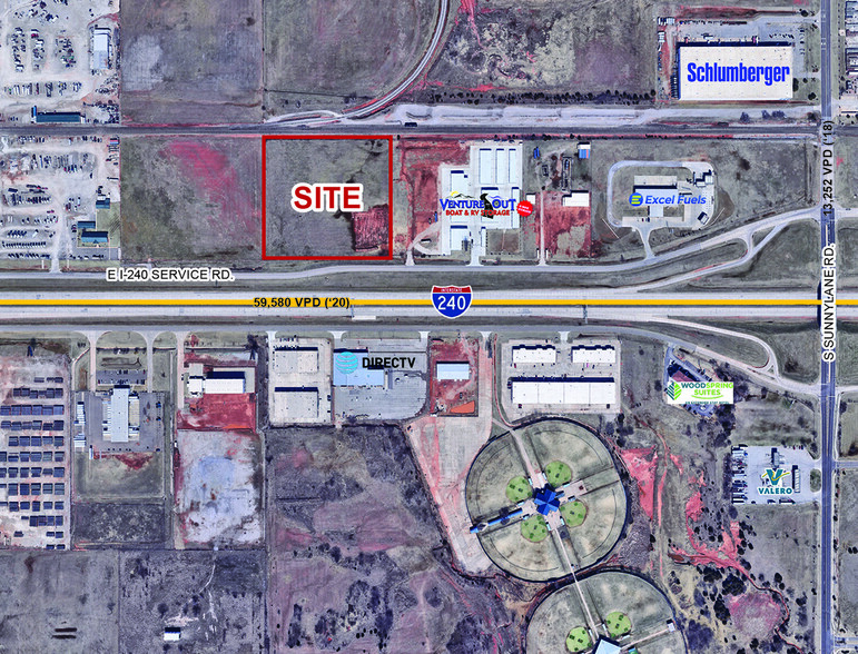 Primary Photo Of S Sunnylane Rd & Interstate 240 Service Rd, Oklahoma City Land For Sale