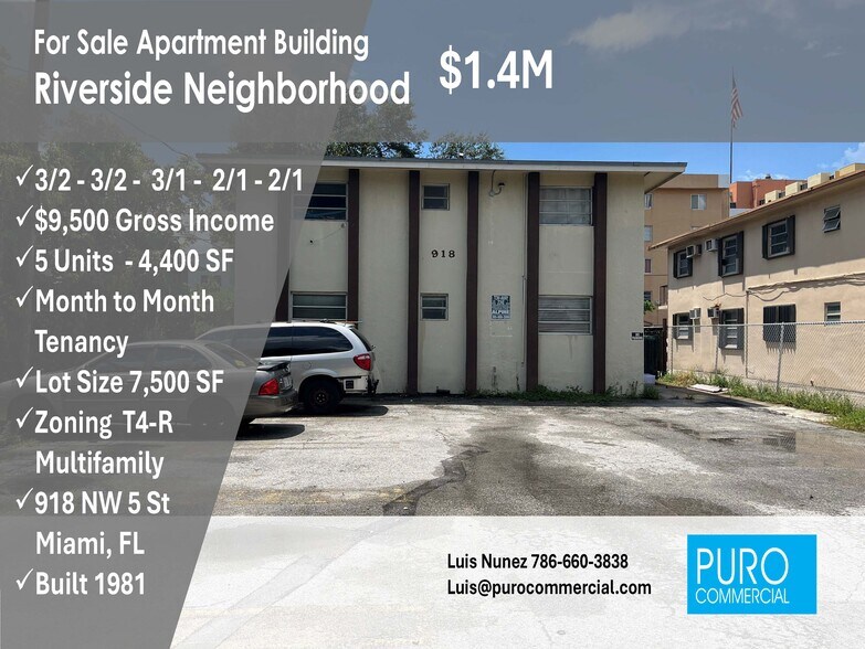 More Photos Of 918 NW 5th St, Miami Apartments For Sale