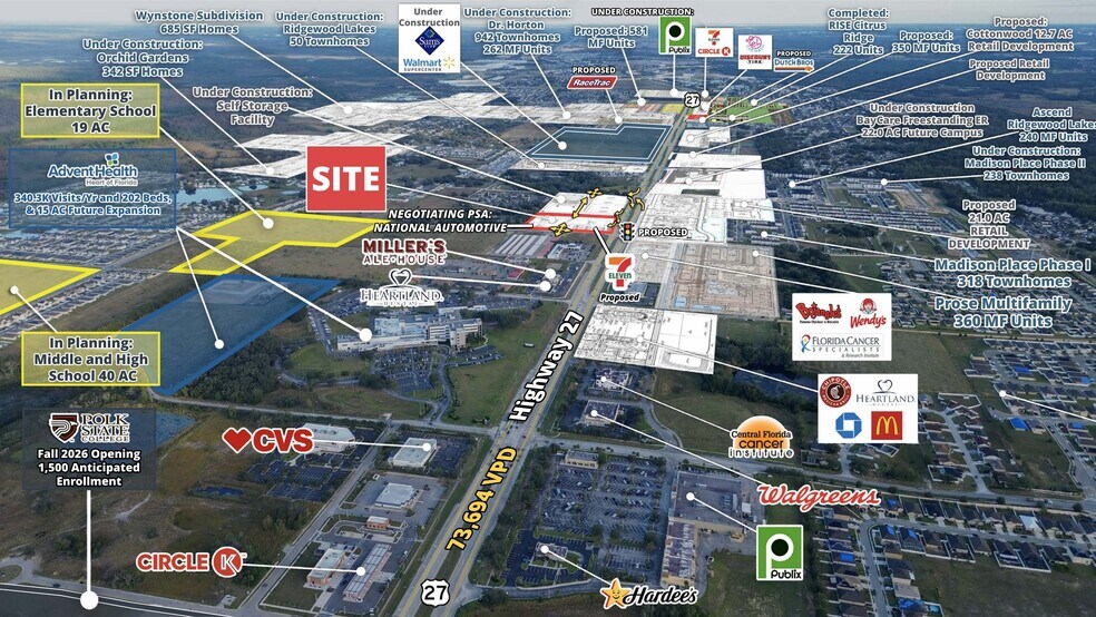 More Photos Of US Highway 27 & Holly Hill Tank Rd, Davenport Land For Lease