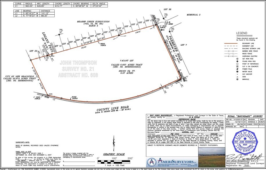 More Photos Of County Line Rd @ and Pahmeyer, New Braunfels Land For Sale