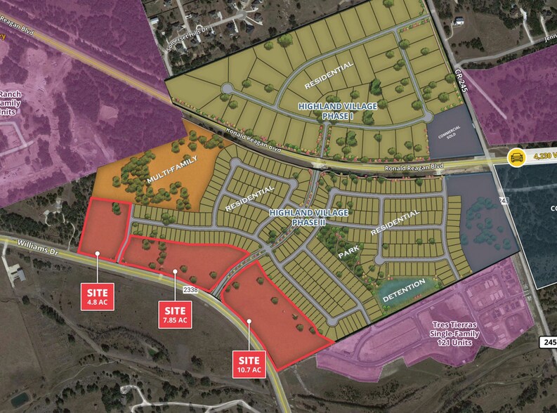 Williams Dr, TX 78633 Land For Sale