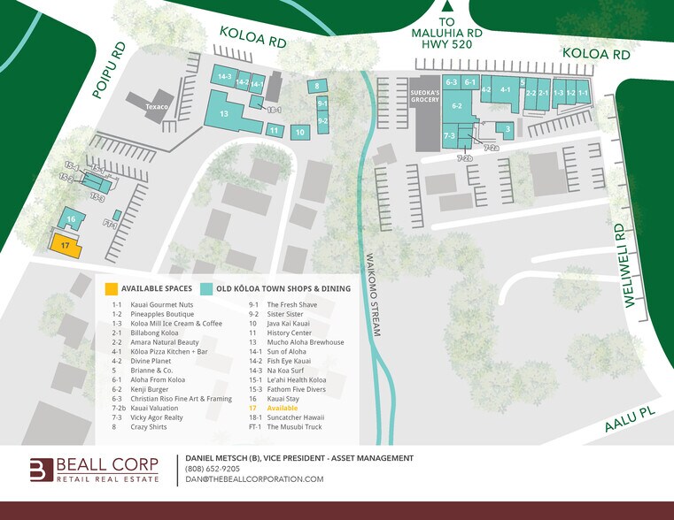 More Photos Of 5392 Koloa Rd, Koloa Storefront Retail Office For Lease