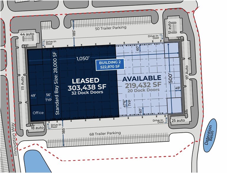 More Photos Of 505 Innovation Way, Richwood Distribution For Lease