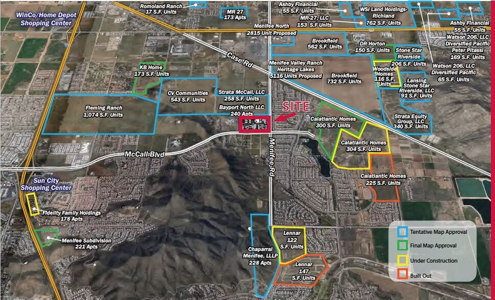 Primary Photo Of Nec McCall Boulevard Junipero Rd, Menifee Land For Lease