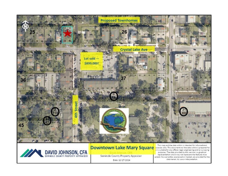 Primary Photo Of 160 N 4th St, Lake Mary Land For Sale