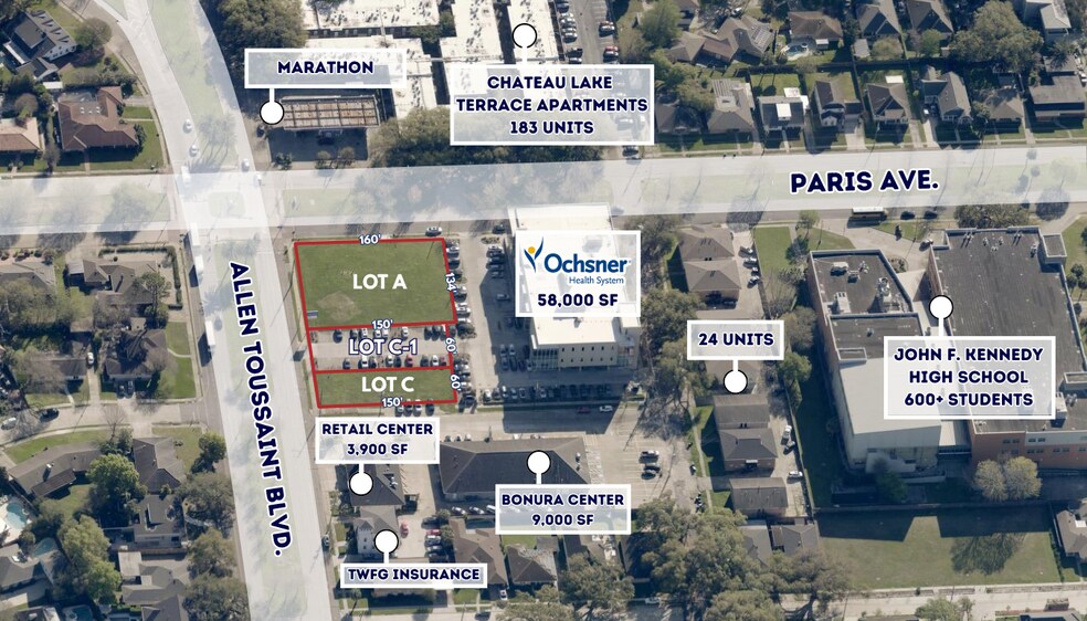 More Photos Of 1530 Allen Toussaint Blvd, New Orleans Land For Sale