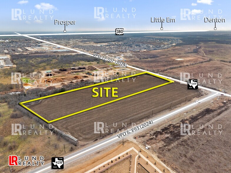 More Photos Of 9.485 Ac Corner FM-1385 & FM-428, Celina Land For Sale