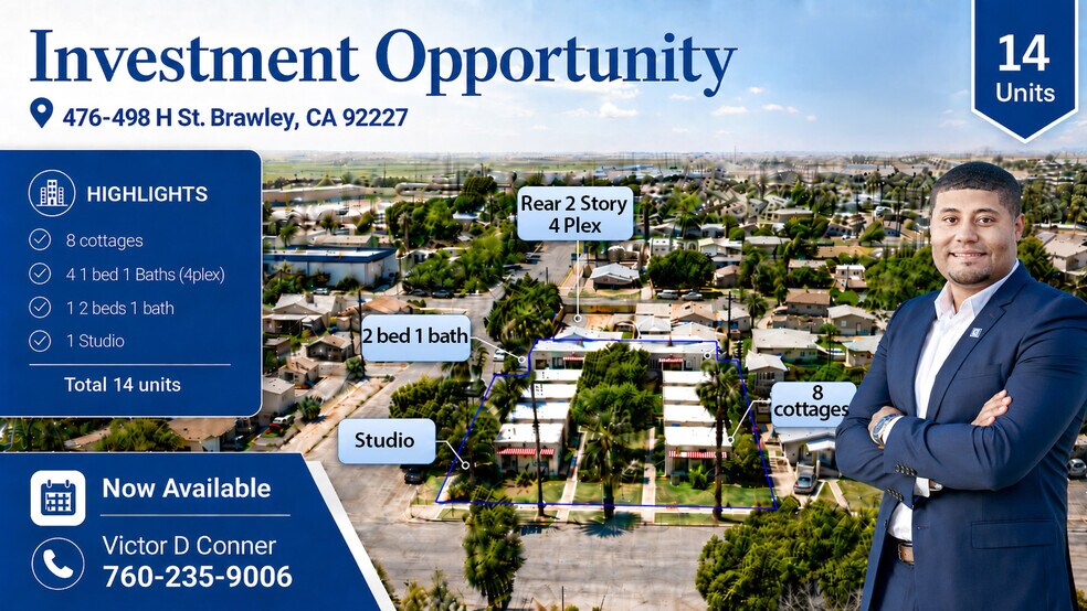 Primary Photo Of 476 H St, Brawley Apartments For Sale