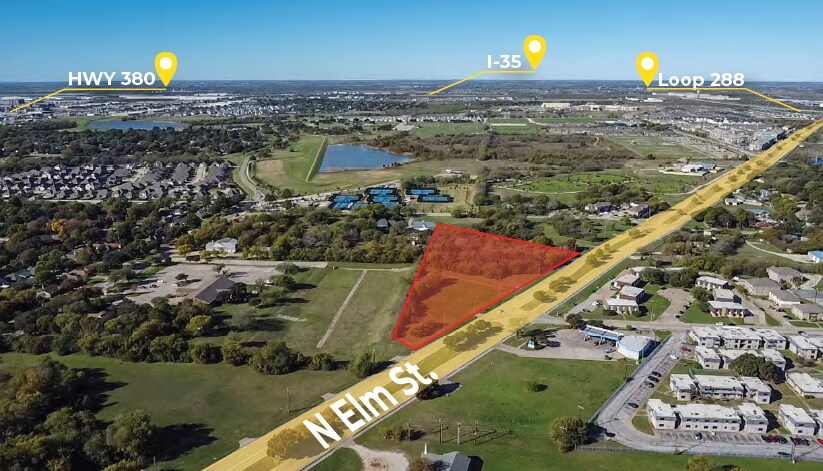 More Photos Of 3301 N Elm St, Denton Land For Sale