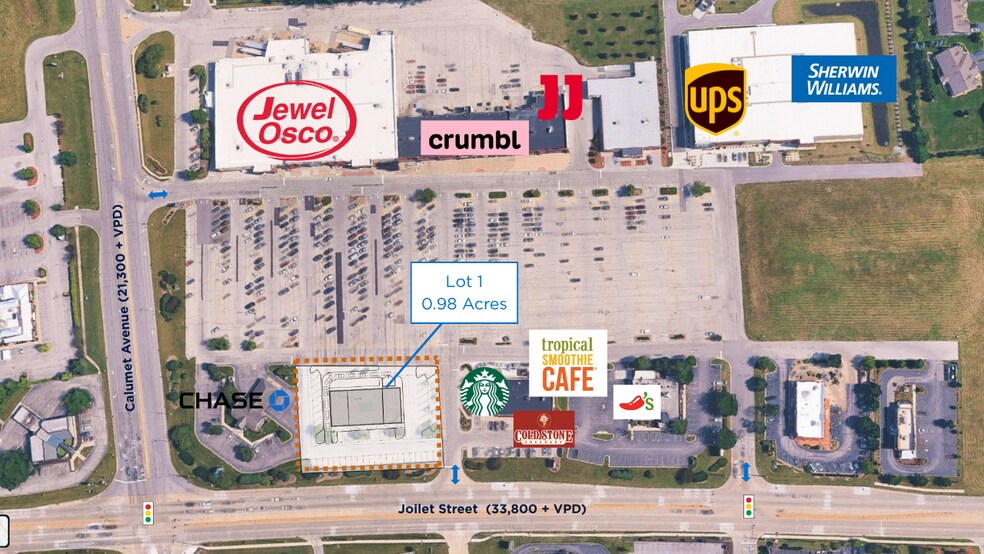 More Photos Of 849 Joliet St, Dyer Land For Lease