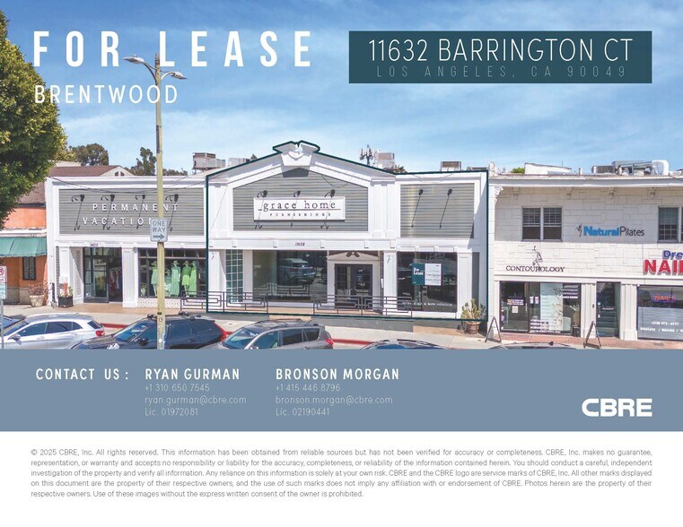 More Photos Of 11628 Barrington Ct, Los Angeles Storefront Retail Office For Lease