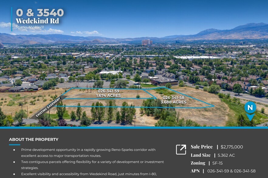 More Photos Of 3540 Wedekind Rd, Sparks Land For Sale
