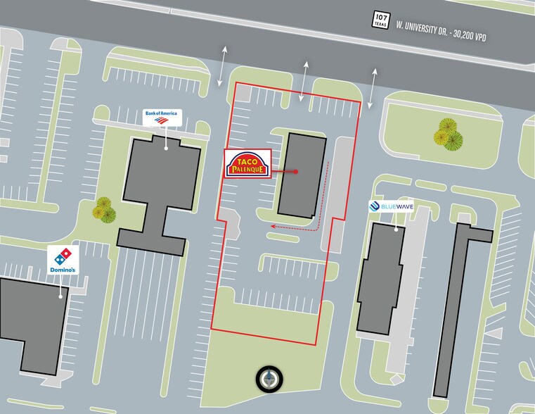 More Photos Of 1414 W University Dr, Edinburg Fast Food For Sale