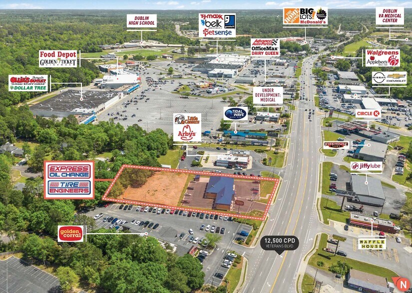 More Photos Of 2111 Veterans Blvd, Dublin General Retail For Sale