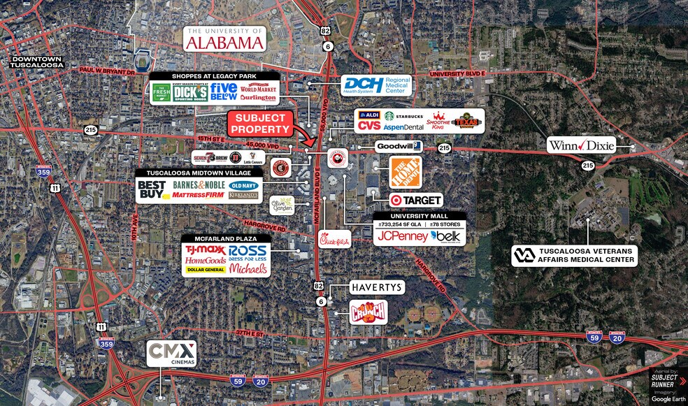 More Photos Of 720 15th St E, Tuscaloosa Storefront Retail Office For Lease