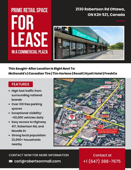 More Photos Of 2130 Robertson Rd, Ottawa Storefront For Lease