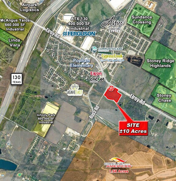 More Photos Of Elroy Road, Del Valle Land For Sale