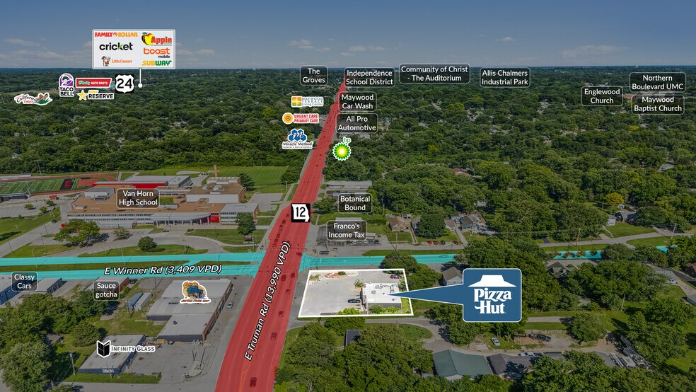 Primary Photo Of 9541 E Truman Rd, Independence Freestanding For Sale