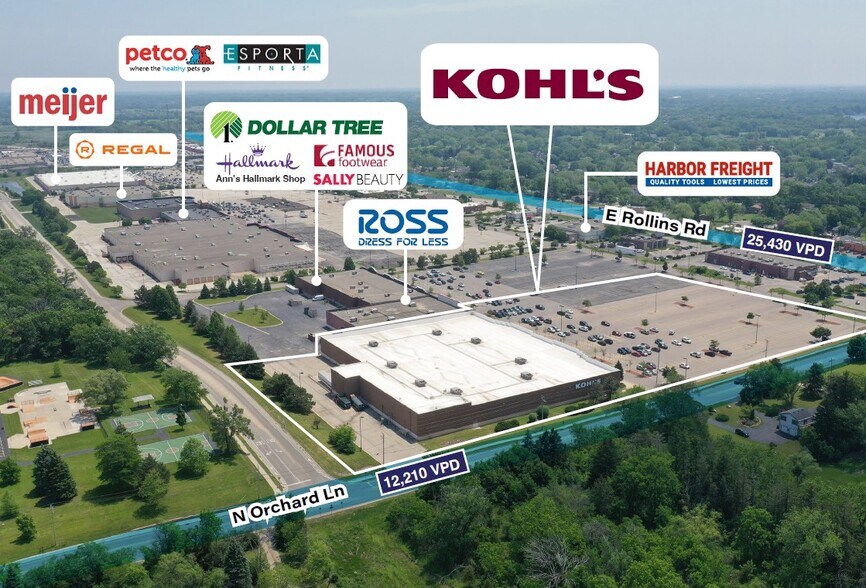 More Photos Of 230 E Rollins Rd, Round Lake Beach Department Store For Sale