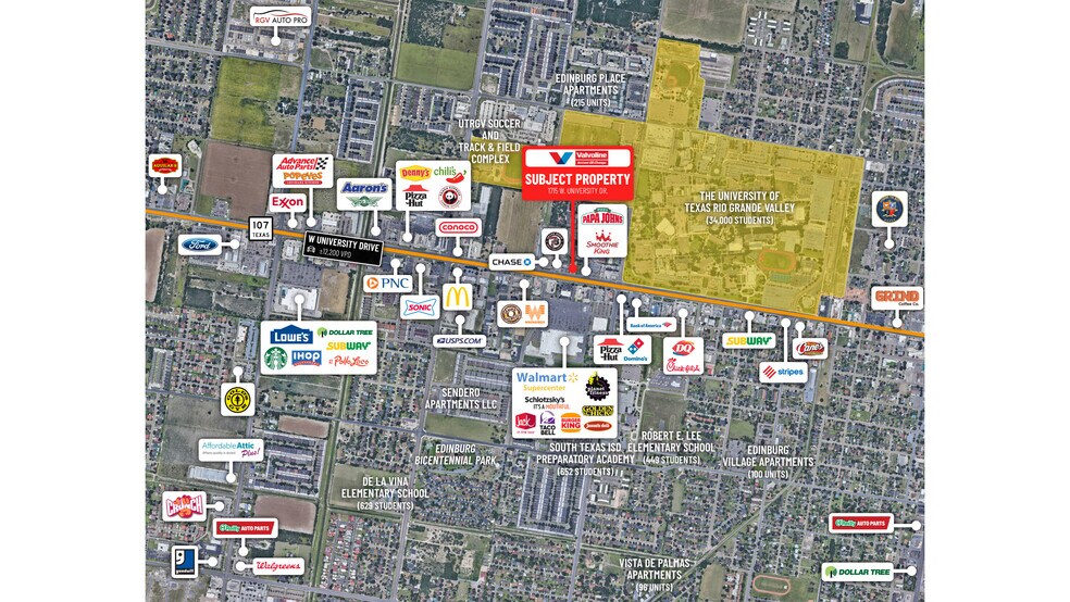 More Photos Of 1715 W University Dr, Edinburg Freestanding For Sale