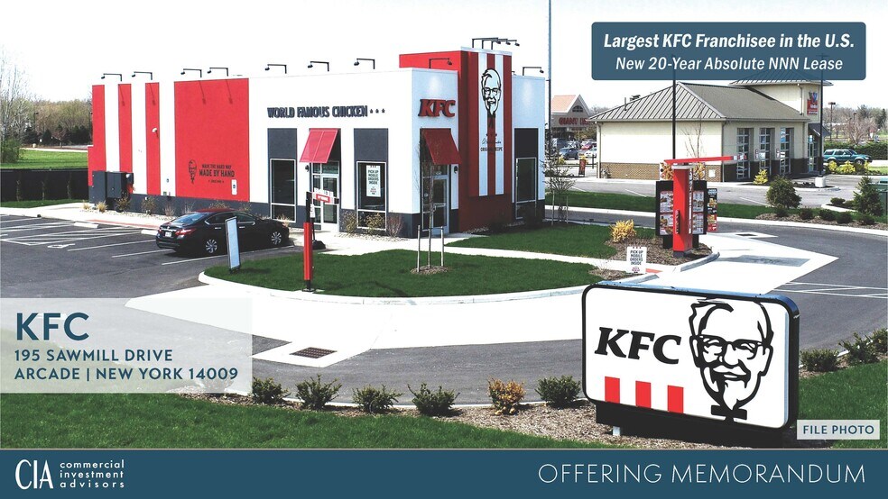 Primary Photo Of 195 Sawmill Dr, Arcade Fast Food For Sale