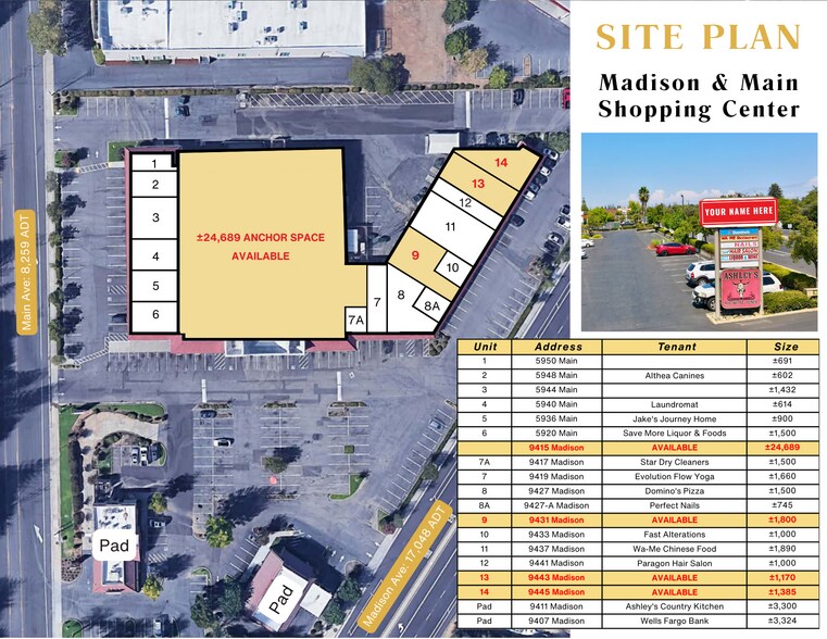 More Photos Of 9407-9417 Madison Ave, Orangevale Unknown For Lease