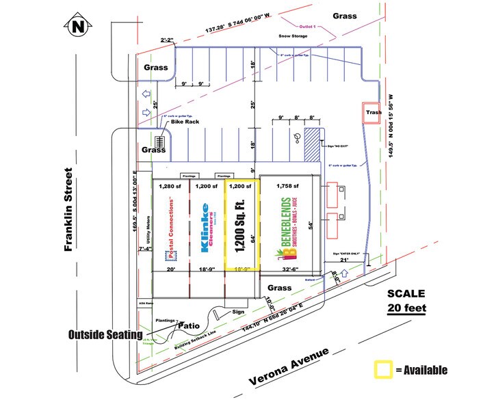 More Photos Of 200-208 E Verona Ave, Verona Freestanding For Lease