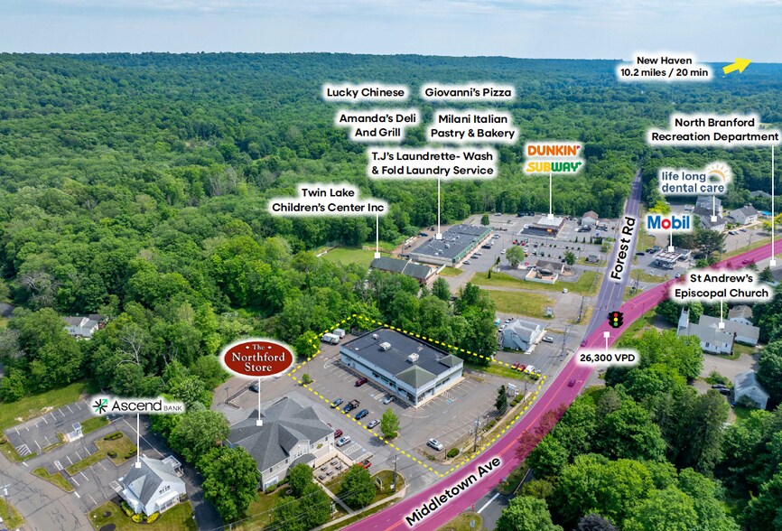 Primary Photo Of 1395 Middletown Ave, Northford Freestanding For Sale