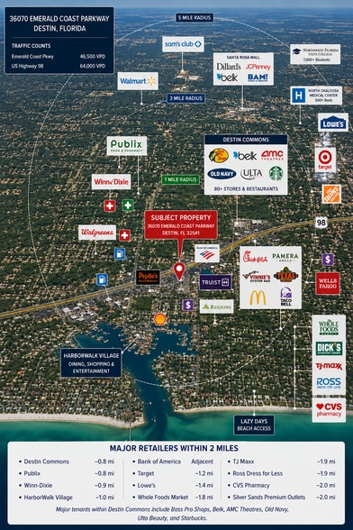 More Photos Of 36070 Emerald Coast Pky, Destin Freestanding For Sale